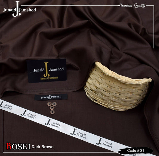 J. Junaid Jamshed Dark Brown